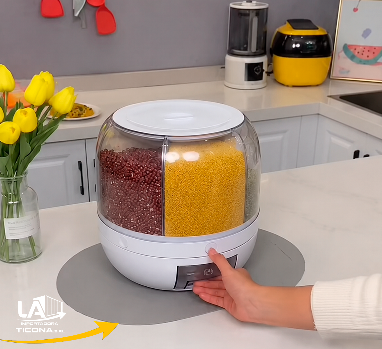 DISPENSADOR DE CEREALES Y GRANOS
