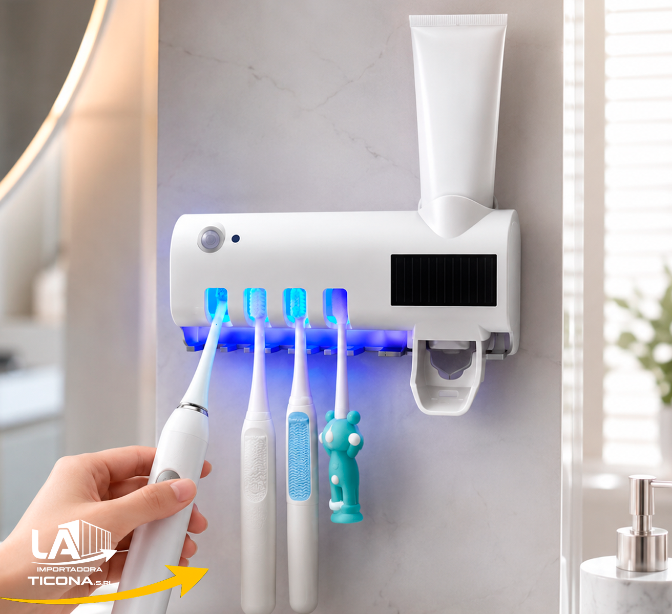 DISPENSADOR Y ESTERILIZACION DE CEPILLOS